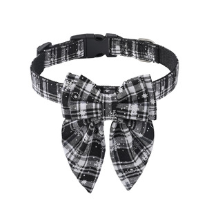 Luxury Superior Quality Christmas Snowflake Red Bow Cotton <strong>Collar</strong> <strong>Dog</strong> <strong>Collar</strong> for Small Medium Big <strong>Dogs</strong> and Cats - Product Image 4