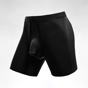 Ropa Interior Masculina Personalizada para Negocios, Calzoncillos <span class=keywords><strong>Boxer</strong></span> con Bolsa Separada, Cintura Media, Cómodos y Elásticos, de Modal, para <span class=keywords><strong>Caballero</strong></span> - Product Image 3