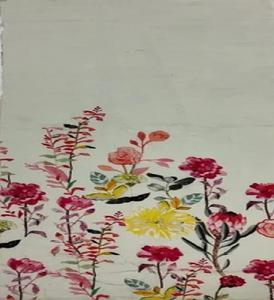 Tela de Seda Dola Pura con Estampado Digital de 100 GSM, Estilo Étnico Personalizado, para Confección de Prendas y Vestidos, en Oferta - Product Image 2