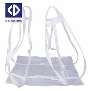 1000kgs 1500kgs 2000kgs PP織りラミネートシーカーゴフラットシートリフティングクローバーリーフスリングバッグ - Product Image 5