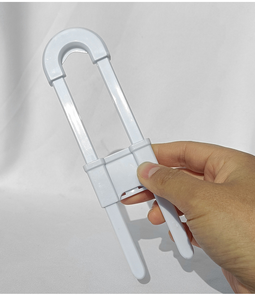 <span class=keywords><strong>Cerradura</strong></span> <span class=keywords><strong>de</strong></span> Seguridad en Forma <span class=keywords><strong>de</strong></span> U para Cajones, Ajustable, a Prueba <span class=keywords><strong>de</strong></span> Niños, Evita que los Bebés Entren en Cajones y Armarios - Product Image 2