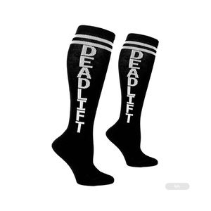 Calcetines de levantamiento de pesas y levantamiento de pesas de Primavera de punto alto hasta la rodilla personalizados, transpirables de secado rápido - Product Image 2