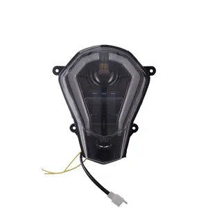 YongJin lampu depan LED hitam, dengan sinyal belok pengganti lampu depan untuk KTM Duke 390 2013-2016