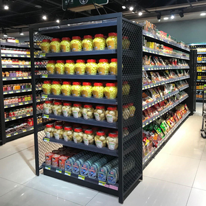 Heavy Duty Steel Double-Sided Supermercado <span class=keywords><strong>Display</strong></span> <span class=keywords><strong>Rack</strong></span> com revestimento em pó epóxi para lojas de varejo e supermercados - Product Image 3