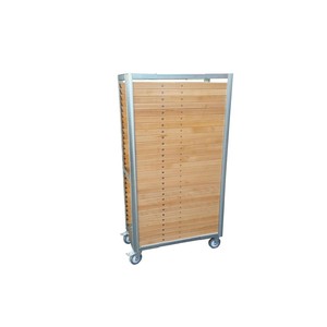 Carrello per il trasporto di sedie pieghevoli metà in acciaio - Product Image 1