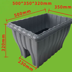 <span class=keywords><strong>Grande</strong></span> jardinière <span class=keywords><strong>rectangulaire</strong></span> de jardin de balcon de style d'équitation de pot de fleurs en plastique de résine pour la conception à la maison de plantation - Product Image 5
