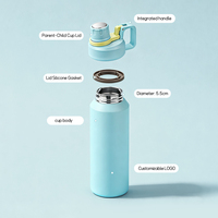 Bouteilles d'eau isothermes en acier inoxydable de 22 oz avec logo personnalisé YATAI, bouteilles d'eau pour le cyclisme, la course à pied et les sports