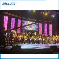 Écran LED portable étanche pour location d'église 500x1000, panneau LED extérieur/intérieur P3 P3.91 3mm