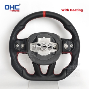 Volante de Cuero <span class=keywords><strong>en</strong></span> EXISTENCIA <span class=keywords><strong>en</strong></span> EE. UU. para Dodge Challenger Charger/<span class=keywords><strong>Durango</strong></span>/Jeep Grand Cherokee Hellcat 2015-2023 con Calefacción Opcional - Product Image 3