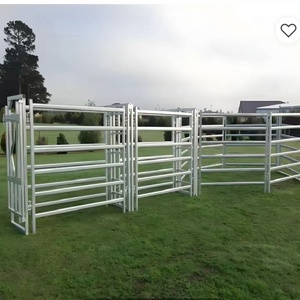 <span class=keywords><strong>Caballos</strong></span> sin escalada continua 9M 4 marcos de acero dulce galvanizado en caliente Qiankang QK-8 portátil uso en la granja vallas de Panel de toro - Product Image 3