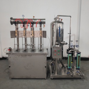 PP-4 Semi-auto Pneumatic Isobar <strong>Carbonated</strong> <strong>Drink</strong> Soft Water Soda Plastic Bottle Can Filling <strong>Machine</strong> - Product Image 5