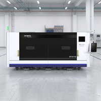 Máquina de Corte Láser de Fibra Encerrada DF3015A de 6000W con Motor Yaskawa, Control Cypcut, Refrigeración por Agua, para Chapa Metálica Industrial