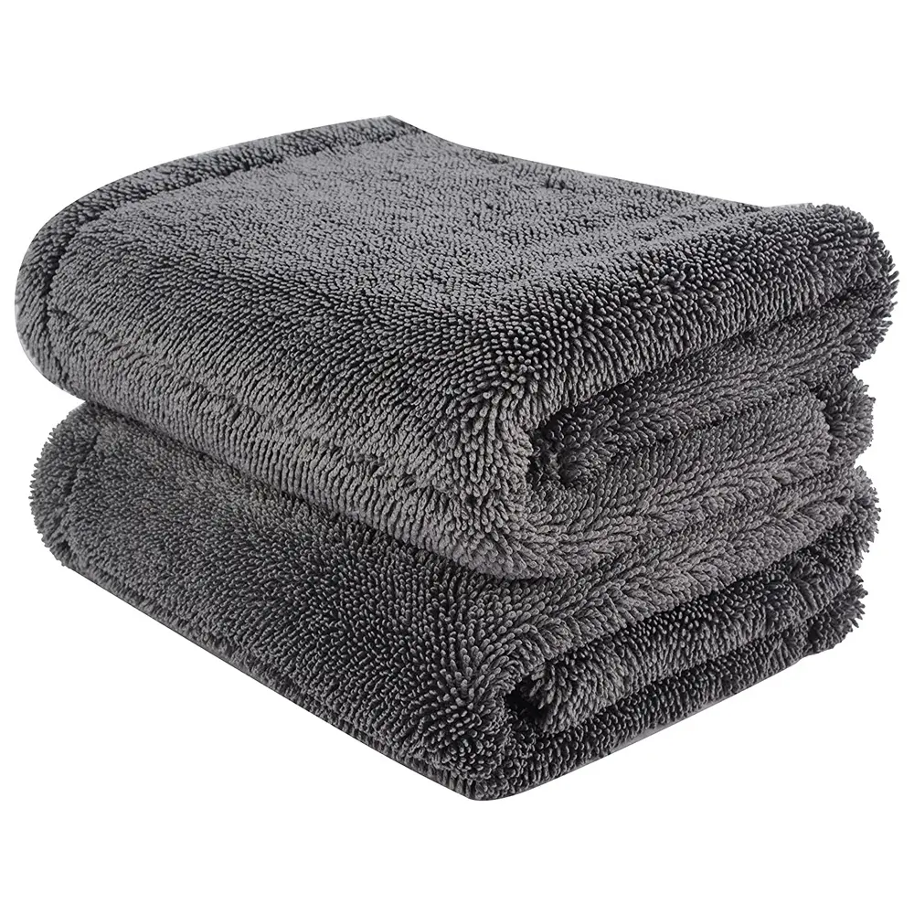 1200gsm 50x80cm Absorbent Microfiber Car care towels twisted loops micro fiber drying Washing Cleaning Auto Detailing Cloth