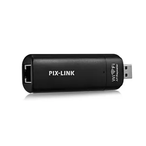 OEM/ODM PIXLINK UE03 Wireless-N速度高达300Mbps USB wi-fi中继器/AP，用于网络wi-fi中继器扩展器Wifi中继器