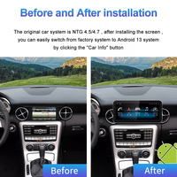 El nuevo 10,25 pulgadas 8Core 8G + 128G GPS Navi radio coche reproductor de vídeo Android pantalla para Mercedes Benz SLK R172 NTG4.5 2012-2016