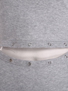 Body à manches courtes pour femmes, avec boutons pression sur le ventre, combinaison adaptative, vêtements pour besoins spéciaux, pour un usage quotidien - Product Image 4
