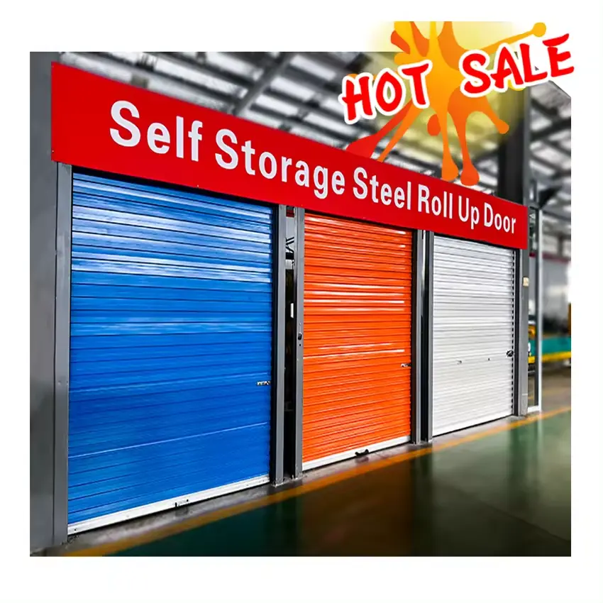 Wholesale Self Storage Manual Steel Roller Shutter Door Automatic Steel Roll Up Doors