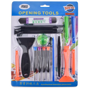 Power Opening Tools 16-Piece Mobile Phone Watch Repair Kit Plastic Handle Chromium Vanadium Steel Magnetic Screwdriver Set - Product Image 3