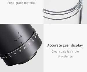 Tragbare manuelle Kaffeemühle für den Heimgebrauch mit USB-Aufladung Elektrische Flach grate Modernes Utensilien-Set-Design - Product Image 6