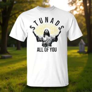 Stunads All Of You Christian Jesus Camiseta blanca unisex para adultos talla M - Product Image 3