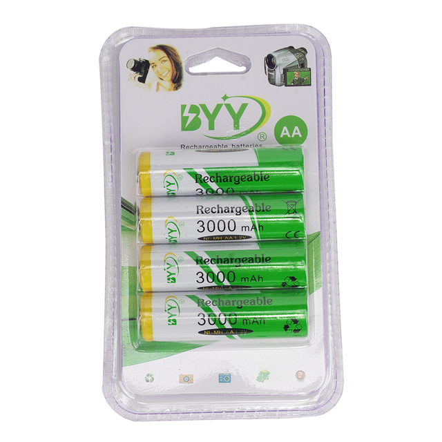 500 Cycle Rechargeable AA Ni - MH Batteries Ideal Power for Toys Eco Friendly and Cost Effective