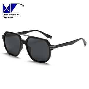 Gafas de Sol Polarizadas de Lujo TR90 Modelo 3123 para Hombre y Mujer, Diseño Clásico de Doble Puente, Logotipo Personalizado, Lentes TAC Rojas y Azules - Product Image 5
