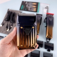 Rasoir Électrique Rechargeable Vgr V-644 Transparent, Kit de Coiffure Professionnel pour Hommes