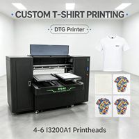 Beste Multi Custom Grote Formaat Epson I3200 Flatbed Textiel Industriële Direct-to-Garment T-shirt Printmachine DTG Printer