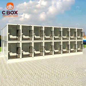 Cbox Maison Conteneur Mobile Modulaire Préfabriquée en Kit pour Hébergement, Bureau et Appartement, 3 Étages, pour Campings Miniers, Vente en Gros - Product Image 4