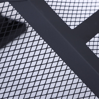 Brasero d'extérieur portable en métal pour camping, design moderne, mobilier d'extérieur