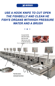 Machine à détartrer le poisson Machine de traitement du poisson Machine de nettoyage du poisson Éviscération - Product Image 2