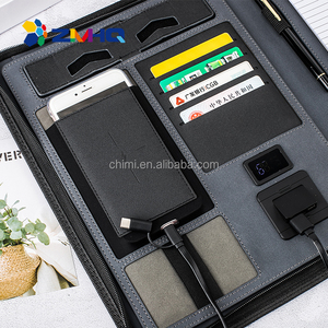 Business Sucetful Mann und Frau Tasche Multifunktion ale 8000mah Lade ordner Drahtloses Lade portfolio niedrige MOQ - Product Image 4