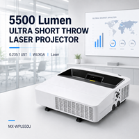 Proyector Láser de Tiro Ultra Corto WUXGA de 5500 Lúmenes con LAN RS232 para Instalación AV Profesional