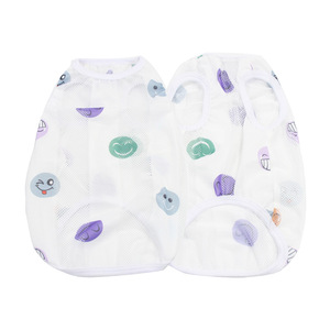 Chaleco Delgado de Verano para Cachorros Corgi y Shiba Inu, Ropa Antidesprendimiento con Diseño de Cara Sonriente Blanca, para Primavera y Verano - Product Image 5