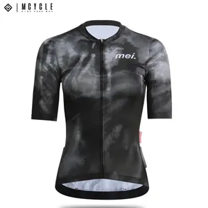 Mcycle Customized Bike Jersey Breathable Sweat-wicking Short Sleeves Race Cutting Lady Cycling Jersey