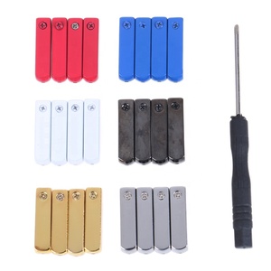 Juego <span class=keywords><strong>de</strong></span> 4 puntas doradas y plateadas decorativas, Aglets rectangulares, puntas <span class=keywords><strong>de</strong></span> encaje para <span class=keywords><strong>zapatos</strong></span>, Aglets rectangulares <span class=keywords><strong>de</strong></span> metal con destornillador - Product Image 2