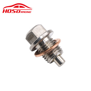 HOSO RACING Stainless Steel Magnetic Drain <b>Plug</b> M14X1.5 For Engine Transmission Oil Pan - Product Image 1