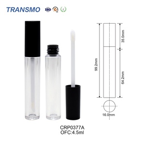 Tubes de gloss à lèvres de 4,5 ml Contenant vide de gloss à lèvres en plastique Tube de gloss à lèvres en plastique Emballage de gloss à lèvres - Product Image 2