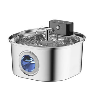 Distributore automatico di acqua per gatti a induzione Wireless Smart eco per animali domestici 304 in acciaio inox Non elettrico acqua per gatti - Product Image 4