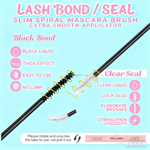 Pegamento y Sellador para Pestañas DIY, Removedor de Pegamento para Pestañas en Racimo, Pegamento para Extensiones de Pestañas de Larga Duración y Fijación Fuerte, Pinzas para Pegamento de Pestañas DIY - Product Image 5