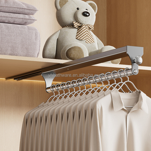 Garde-robe murale entrepôt magasin garde-robe pull <span class=keywords><strong>pantalon</strong></span> chambre glissière Rail cintre vêtements Multitube <span class=keywords><strong>pantalon</strong></span> cintre support - Product Image 2