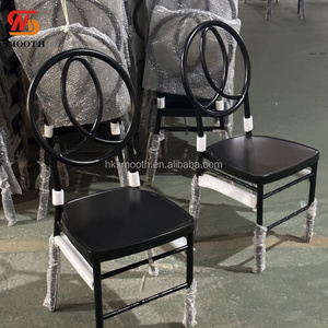 SMOOTH Classic Gold Metal Hotel <b>Chair</b> Solid Back <b>Stackable</b> Modern Design Indoor Outdoor <b>Chair</b> for Wedding Event Decor - Product Image 5