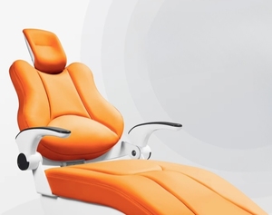 Sedia dentale Premium con motore elettrico e schienale regolabile per cliniche