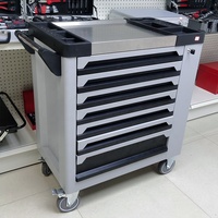 Armoire à outils en acier inoxydable 276 pièces, chariot de garage robuste