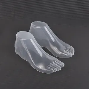 Plastik ayakkabı vitrin rafı kadın plastik ayak modeli araçları sandaletler