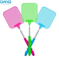DANQ TFS01 Poignée Rétractable En Plastique Durable Tapette Extensible Attrape Mouche Télescopique Lutte Contre Les Insectes Nuisibles
