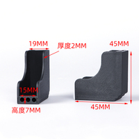 Angle rond de protection d'angle en plastique pour le bord de meubles de cadre d'album