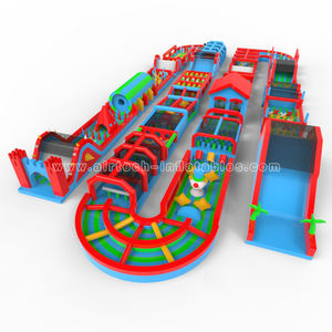 Pista di corsa estrema the beast circuito di ostacolo gonfiabile corsa a ostacoli gonfiabile gigante per adulti - Product Image 4