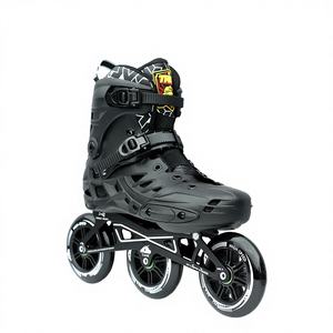 รองเท้าสเก็ต Ruidongle แบบล้อใหญ่สามล้อ สำหรับการเล่นสเก็ตความเร็ว รองเท้าสเก็ตแบบแถวเดียว รองเท้าสเก็ตบนพื้นแห้ง - Product Image 4