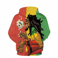 Sudadera con capucha para hombre, con estampado 3D, jersey de Heavyweight, Rasta, personalizada